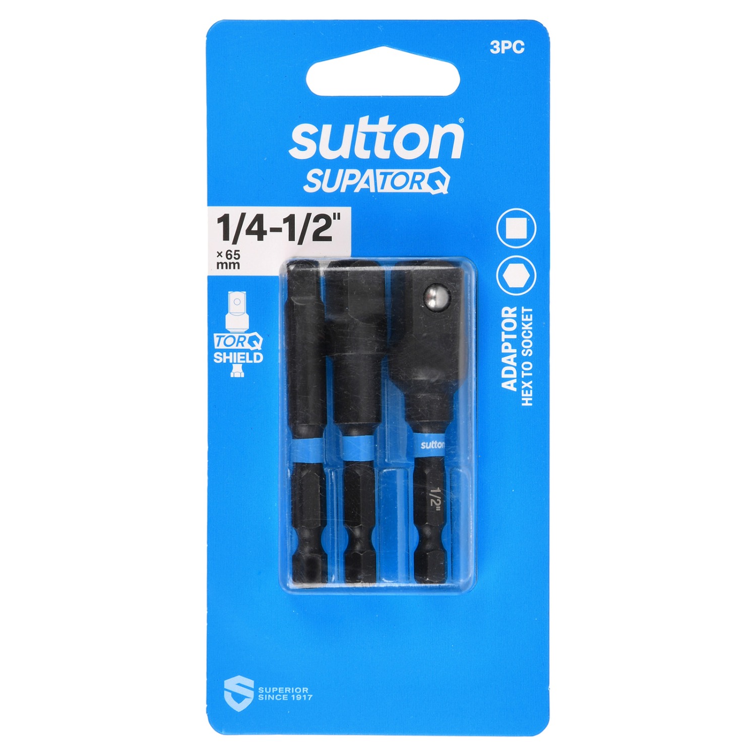 SupaTorq - Hex to Socket Bit Adaptors